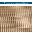 Ver imagem 5 de Mesa de Centro Los Ozki 120 cm Madeira Eucalipto Cedro Corda Redonda Rami e Tampo de Vidro