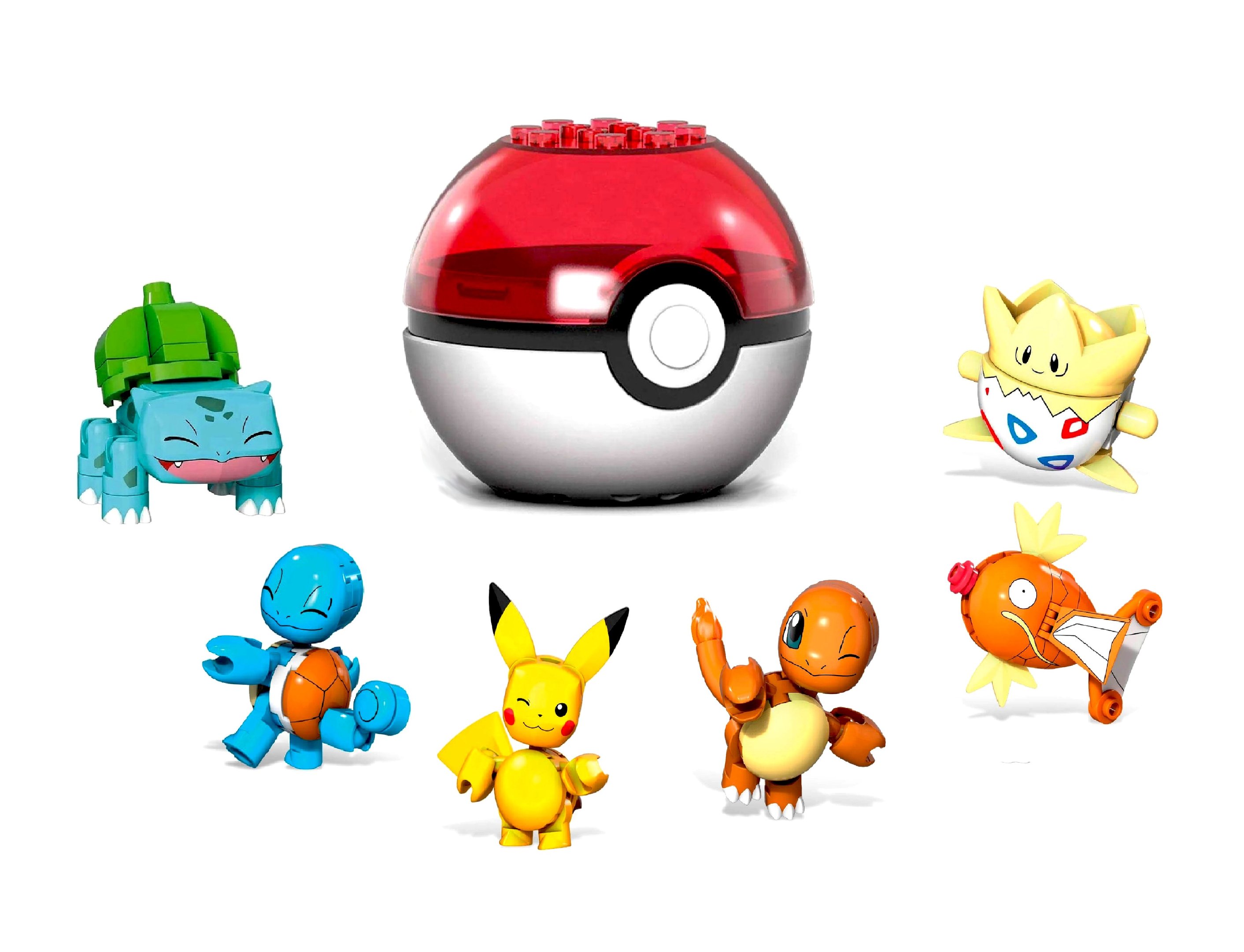 Brinquedo Pokemon - Mega Construx Pokebola + Pokemon em Promoção