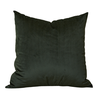 Almofada em Veludo Verde Musgo Quadrada:Completa - 1