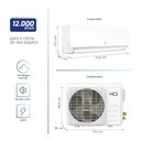 Ver imagem 5 de Ar Condicionado Split Hq Hi Wall Inverter 12.000 Btu/H Quente e Frio Branco VIHT12CH3S2S723 220V