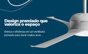 Ver mais imagens de Ventilador de Teto Latina VT633 Controle Parede Branco 220V