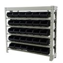 Ver imagem 1 de Estante Porta-Componentes 30 Caixas Pretas Marcon