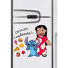 Adesivo de Geladeira Lilo e Stitch:70 X 58 Cm - 1