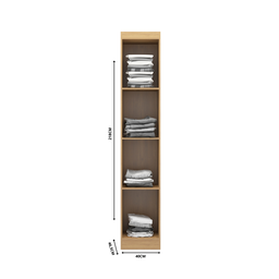 Roupeiro Modulado Selene 5 Portas 3 Gavetas 2,00 Metros - 7