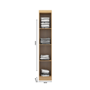 Ver imagem 7 de Roupeiro Modulado Selene 5 Portas 3 Gavetas 2,00 Metros