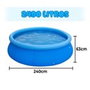 Ver imagem 4 de Piscina Borda Inflável 2490 Litros Pvc Resistente Redonda
