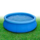 Ver imagem 1 de Piscina Borda Inflável 2490 Litros Pvc Resistente Redonda