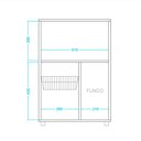 Ver imagem 4 de Mesa de Jantar Retangular 120cm Danielly Nature/off White - Henn