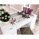 Ver imagem 4 de Penteadeira camarim França para 6 lâmpadas com espelho 7 gavetas 170487 Politorno 170487 França