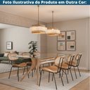 Ver imagem 6 de Kit 4 Cadeiras Toscana Fratini Aço Champagne Enc. Madeira Tela Rattan Sintético Assento Pu