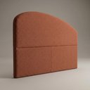 Ver imagem 6 de Cabeceira Cama Box Casal Colli 140cm Estofada Orgânica Moderna Bouclê Terracota - Desk Design