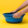 Bacia Retrátil 8 Litros Azul Oikos - 4