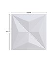 Ver imagem 2 de Kit 40 Placas PVC 3d Revestimento De Parede Estrelar Decorativa 25 cm