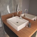 Ver imagem 1 de Cuba para Banheiro Rt49w Retangular Compace