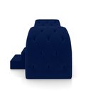 Ver imagem 7 de Maca de Estética para Massagem Cílios Fixa Lash Estofada com Escada Veludo Azul G83 - Gran Belo Maca