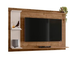 Painel Home Invictus Para Tv Até 55 Polegadas Madero Canela/Off White - 7