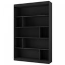 Ver imagem 2 de Estante de Livros 120CMX181CM 4 Prateleiras Home Office Yescasa Preto