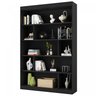 Estante para Livros 4 Prateleiras 181cmx120cm Home Office Espresso Móveis - 2