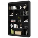 Ver imagem 2 de Estante para Livros 4 Prateleiras 181cmx120cm Home Office Espresso Móveis