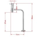 Ver imagem 2 de Torneira para Lavatório Bica Alta Link Soft Compace