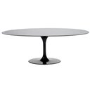 Ver imagem 1 de Mesa de Jantar Tulipa Saarinen Oval 244x137 Cm Tampo Laqueado Cores Preto