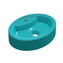 Cuba para Banheiro OV43W Oval Onix Compace - 2