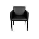 Ver imagem 2 de Kit 6 Poltronas Nina Executiva 1 Lugar Madeira Maciça - Preto