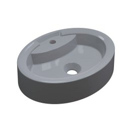 Cuba para Banheiro OV43W Oval Onix Compace - 2
