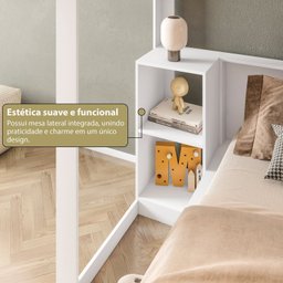 Beliche Adulto com Nichos 2 Gavetas e 2 Portas Family Moon Yescasa - 11