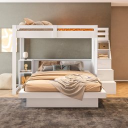 Beliche Adulto com Nichos 2 Gavetas e 2 Portas Family Moon Yescasa - 6