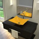 Ver imagem 2 de Cuba de Apoio para Banheiro L38 Lux Retangular Folha Compace