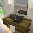 Ver imagem 2 de Cuba de Apoio para Banheiro L38 Lux Retangular Folha Compace