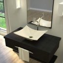 Ver imagem 2 de Cuba de Apoio para Banheiro L38 Lux Retangular Folha Compace