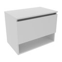 Ver imagem 1 de Gabinete Banheiro 1 Porta 60cm Suspenso Multimóveis CR10086 Branco