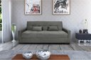 Ver imagem 1 de Sofá Cama Lavínia 3 Lugares Suede Cinza Matrix
