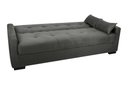 Ver imagem 7 de Sofá Cama Lavínia 3 Lugares Suede Cinza Matrix