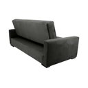 Ver imagem 4 de Sofá Cama Lavínia 3 Lugares Suede Cinza Matrix