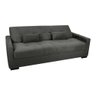 Sofá Cama Lavínia 3 Lugares Suede Cinza Matrix - 5