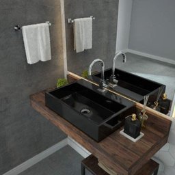 Cuba para Banheiro Rt55w Retangular Florenza Compace - 1