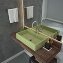 Ver imagem 1 de Cuba para Banheiro Rt55w Retangular Florenza Compace