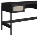 Ver mais imagens de Mesa Escrivaninha Home Office Pés Madeira Arlo A10 Nero/preto - Mpozenato