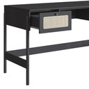 Ver imagem 6 de Mesa Escrivaninha Home Office Pés Madeira Arlo A10 Nero/preto - Mpozenato