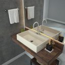 Ver imagem 1 de Cuba para Banheiro Rt55w Retangular Florenza Compace