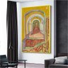 Quadro Decorativo Van Gogh Corredor De Asilo:150x100/DOURADA - 7
