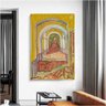 Quadro Decorativo Van Gogh Corredor De Asilo:150x100/DOURADA - 6