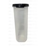 Modular Redondo 890ml Transparente com Tampa Preta Tupperware - 1