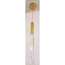 Ver imagem 3 de Pendente Led Bolhas Dourado Cabeceira de Cama Mesa Balcão Bancada Quarto Lavabo