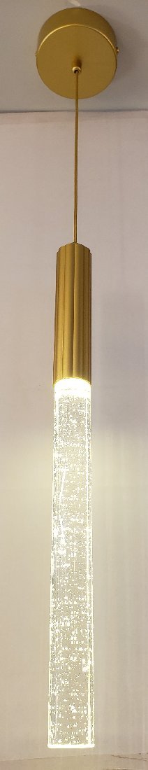 Pendente Led Bolhas Dourado Cabeceira de Cama Mesa Balcão Bancada Quarto Lavabo - 5