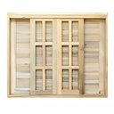 Ver imagem 5 de Janela de Madeira Veneziana de Correr Reto de Itaúba Batentes de 14 Cm-1.20(l)x1.20(a)