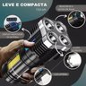 Lanterna de Led Recarregável com Indicador de Bateria - 2